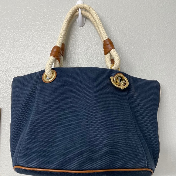 Michael Kors Blue Nautical Handbag - Picture 5 of 9